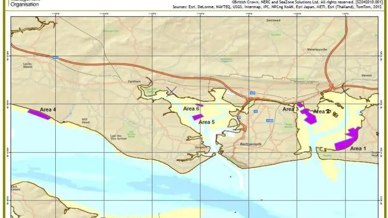 Use of bottom towed fishing gear is prohibited in the purple areas