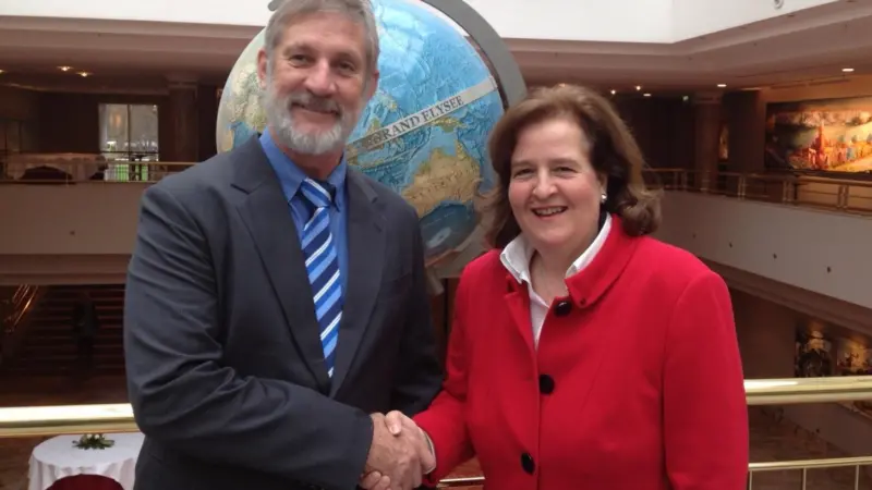Bruce Goodrick and Petra Baader