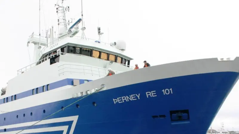 Trackwell Product Manager is in operation onboard the freezer trawler Þerney RE101