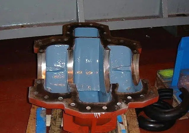 The epoxy coating system coats the pumps to eliminate corrosion