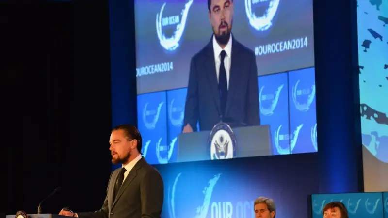 Leonardo DiCaprio at the 2014 ‘Our Ocean’ Conference at the US Department of State in Washington