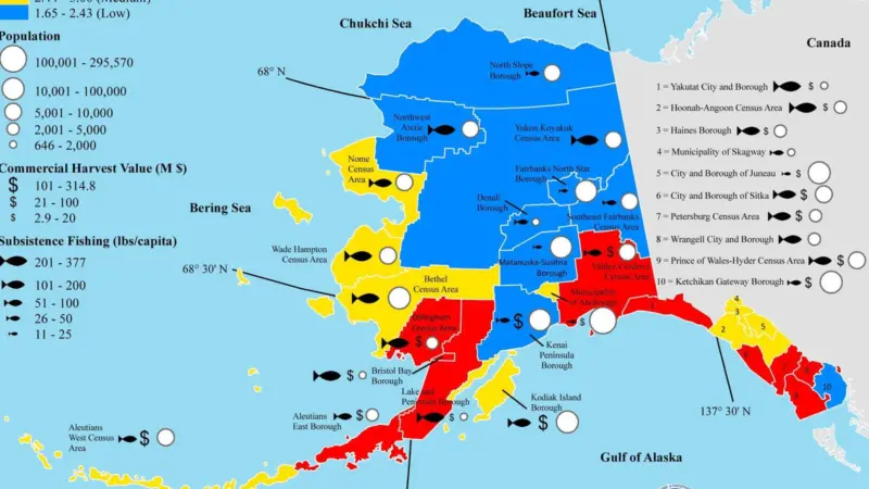Alaska’s coastal waters are particularly vulnerable to ocean acidification because of cold water and unique ocean circulation patterns Photo: NOAA