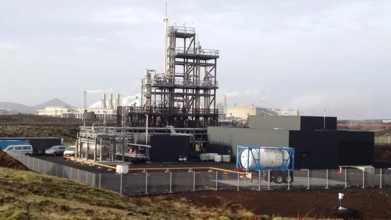 Carbon Recycling International Georg Olah methanol plant in Svartsengi, Iceland