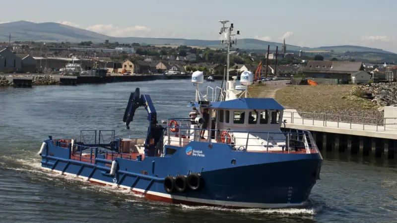 Sally Ann on sea trials - powered by twin Doosan main engines
