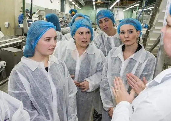 Part the group which was visting HB Grandi´s facility at Nordurgardur. Photo: HB Grandi