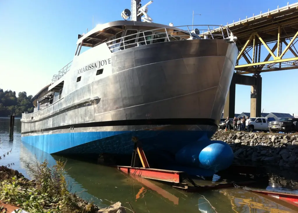 The MS Amarissa Joye was built by ADB Boats and launched in Vancouver in September