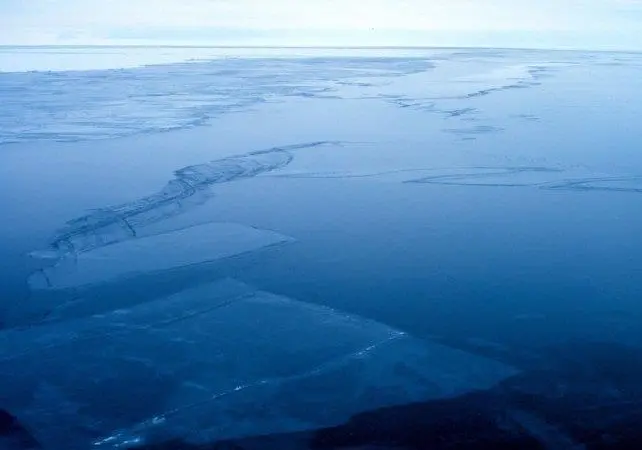 Sea ice in the Ross Sea, Antarctica. Credit: NOAA