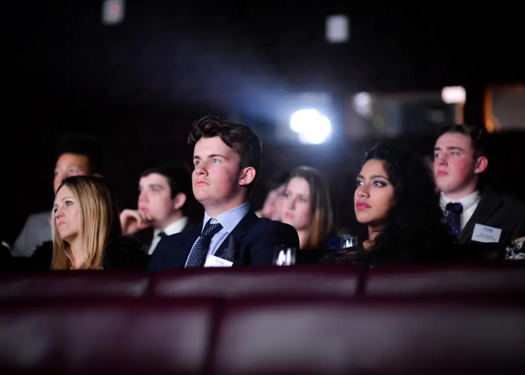Guests watching 'The Business of Processing'