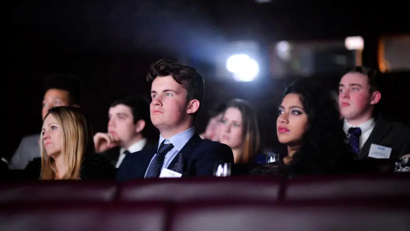 Guests watching 'The Business of Processing'