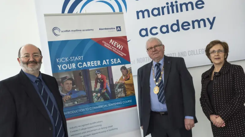 The SFF is working with the Academy to encourage a new generation of fishermen or women to go to sea