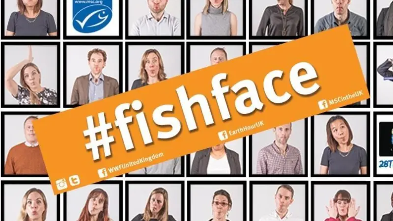 Champion sustainable fishing and take a #fishface selfie this #EarthHourUK