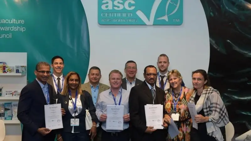 Five Belize shrimp farms have been awarded ASC certification