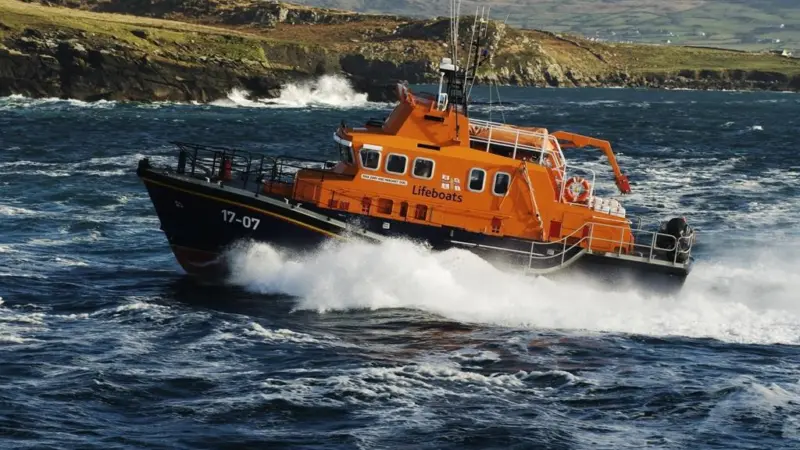 Valentia severn class lifeboat John and Margaret Doig. Credit: RNLI/Nigel Millard