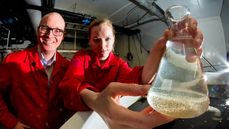 Rune Bjerke and Elin Eidesvik at C-feed. Credit: Thor Nielsen
