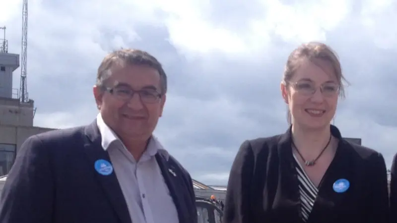 Christian Allard and Eilidh Whiteford