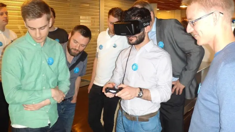 The plan is to use the simulator as a tool to promote the Norwegian fish farming industry Photo: Ekaterina Prasolova-Førland/NTNU