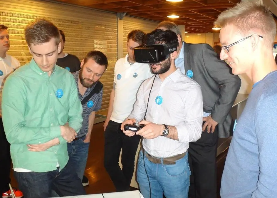The plan is to use the simulator as a tool to promote the Norwegian fish farming industry Photo: Ekaterina Prasolova-Førland/NTNU