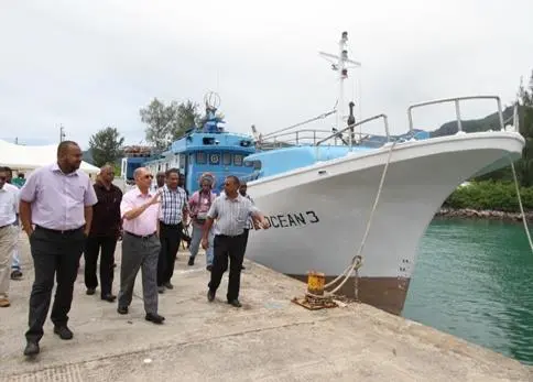 President Michel was accompanied on the visit by the Minister for Fisheries and Agriculture, Wallace Cosgrow; the Principal Secretary for Fisheries and Agriculture, Michel Nalletamby; and Special Adviser for Fisheries to the Minister for Fisheri...