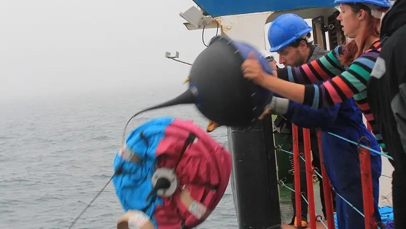 SAMS scientists have deployed 16 floating drifters in the waters to the north of Scotland