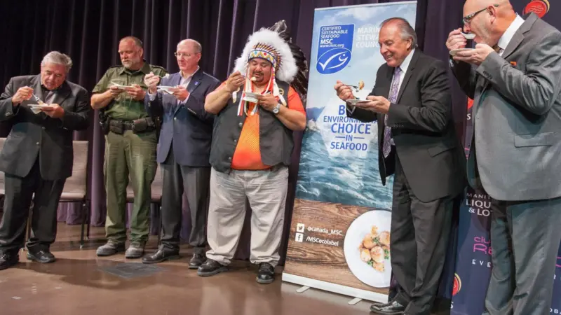 MSC-certified Waterhen Lake pickerel will now be served in the casinos of Winnipeg