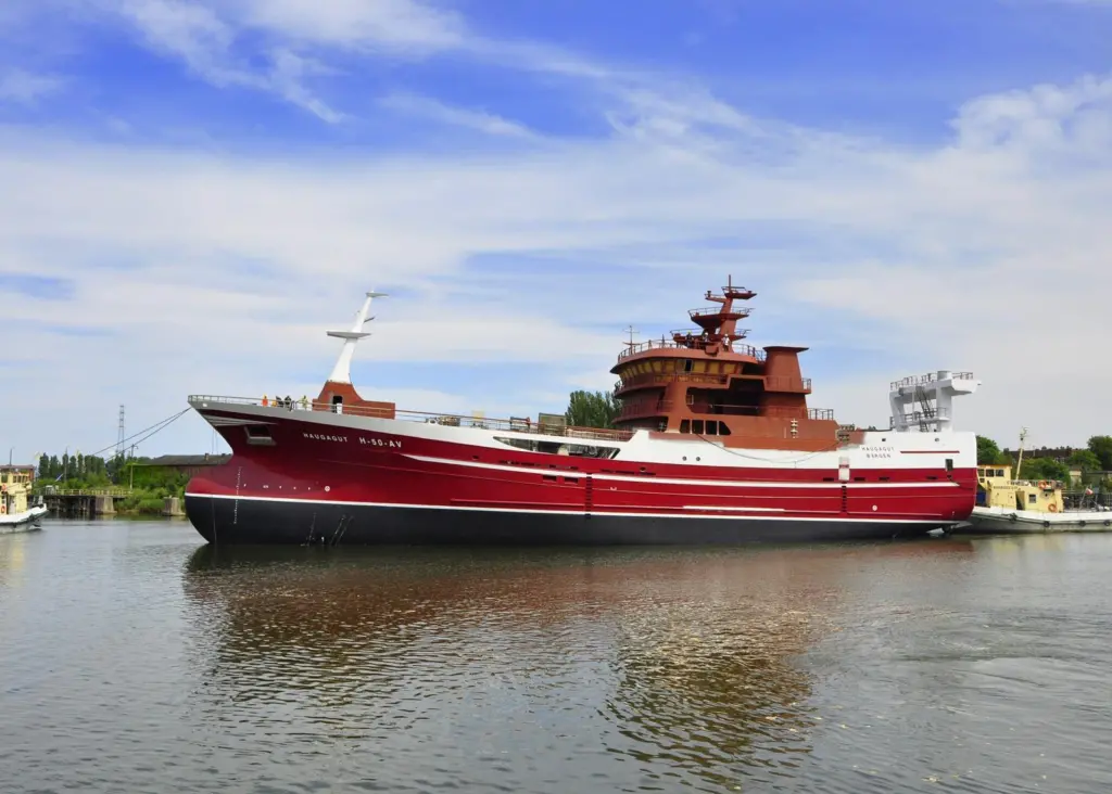 The new vessel is a sister ship of seiner 'Haugagut' (B-691) launched in August 2014