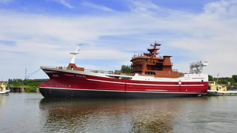 The new vessel is a sister ship of seiner 'Haugagut' (B-691) launched in August 2014