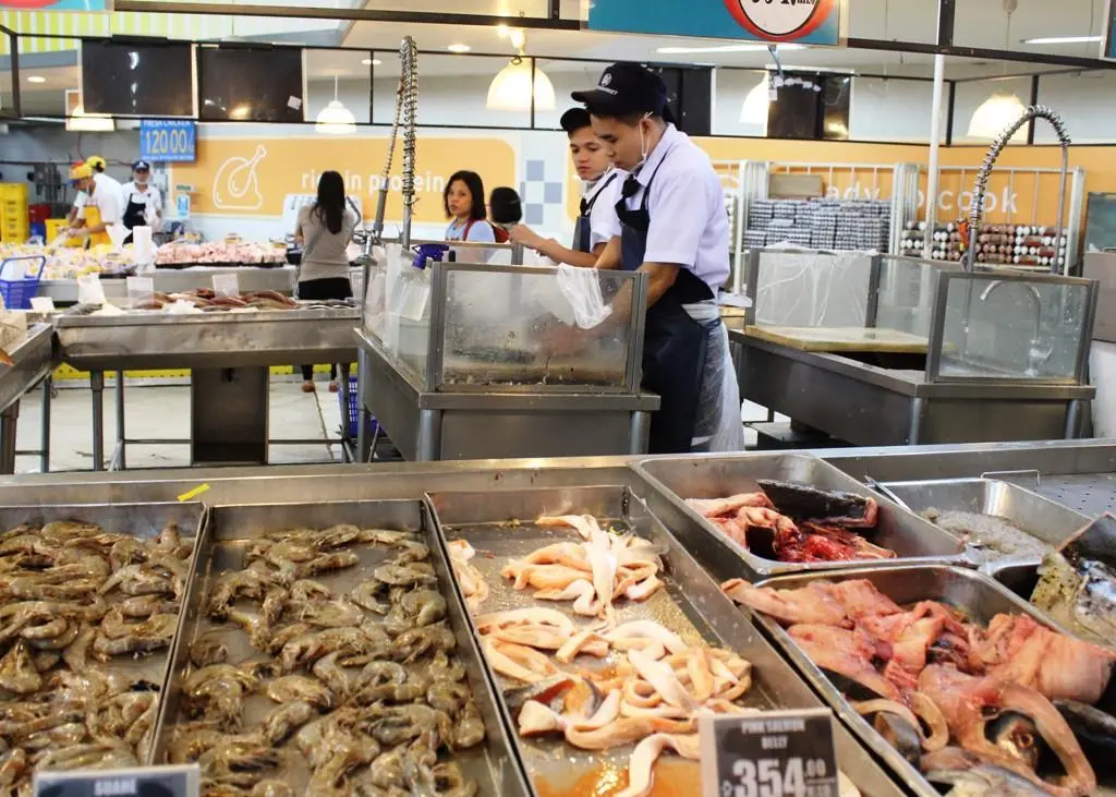 Fish on sale at a supermarket in the Philippines