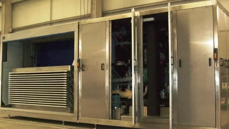 Ammonia compact plate freezer