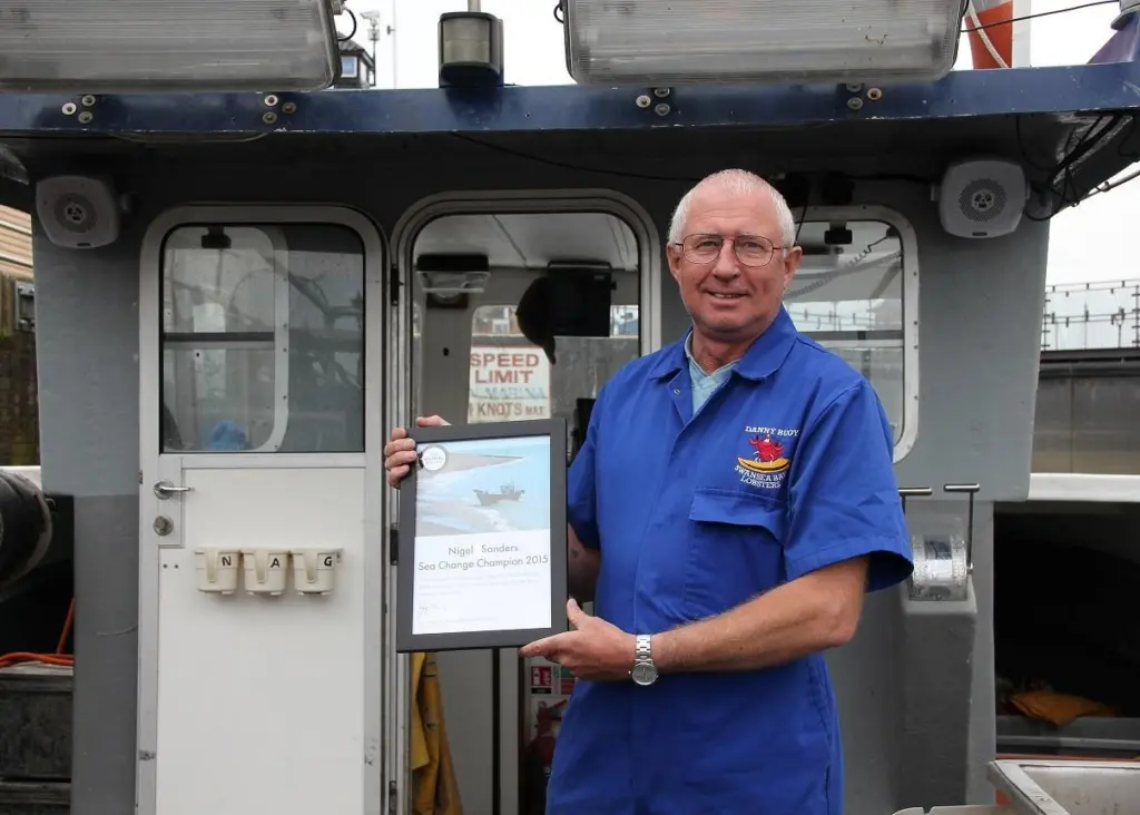 Last year’s winner was Swansea-based fisherman Nigel Saunders