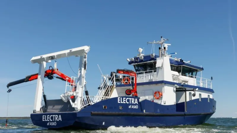 Electra from Baltic Workboats has been delivered to Stockholm University