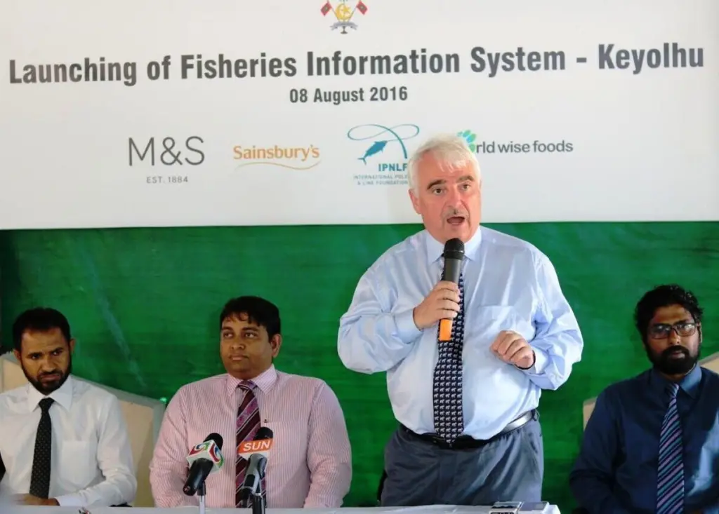 John Burton, chairman of IPNLF, at the FIS launch