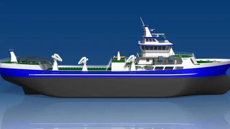 Seacon’s new SC75 well boat design has a 3000 cubic metre capacity