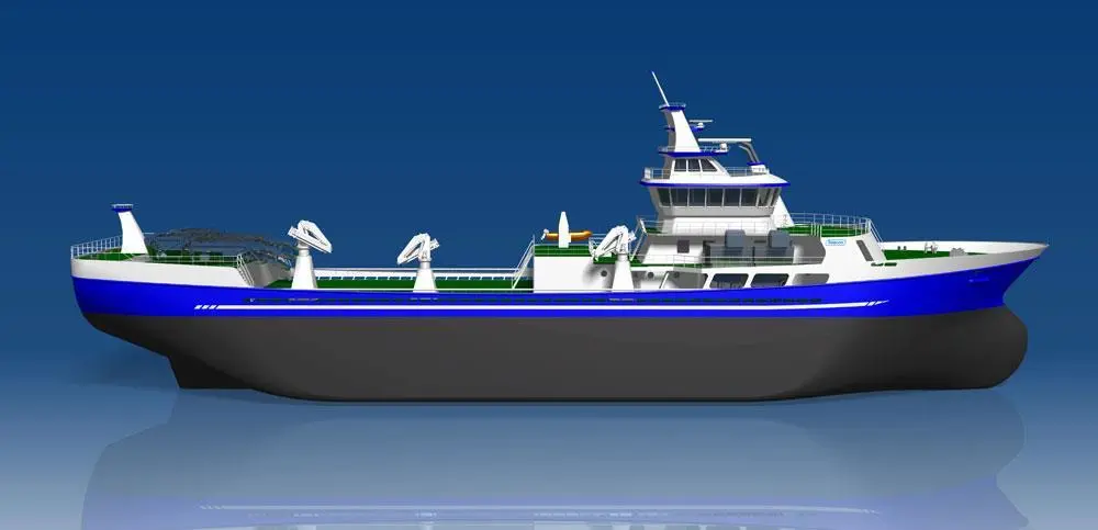 Seacon’s new SC75 well boat design has a 3000 cubic metre capacity