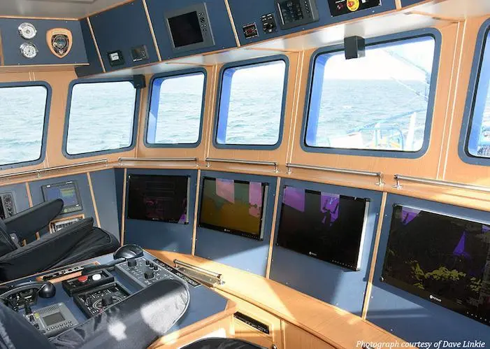 Woodson Marine Electronics supplied the wheelhouse electronics