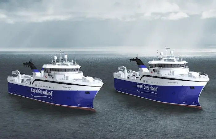 Carsoe will deliver a complete processing plant for both Royal Greenland's new fillet and shrimp and halibut trawlers