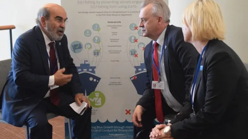 FAO’s director-general and Sweden’s Minister for Fisheries and Maritime Affairs