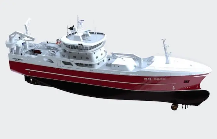 The 79.8m Skipsteknisk designed vessel will be powered by a Wärtsilä 31 engine