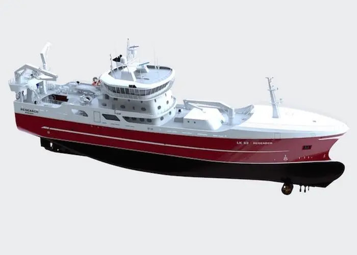 The 79.8m Skipsteknisk designed vessel will be powered by a Wärtsilä 31 engine