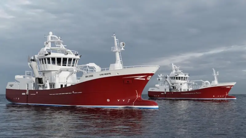 Brunvoll Volda has contracted to supply two new fishing vessels being built at Stadyard to Skipskompetanse designs Image: Skipskompetanse AS