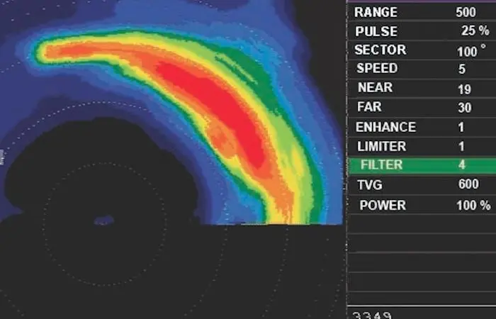 Wesmar's new powerful dual stabilised beam sonar, the HD860