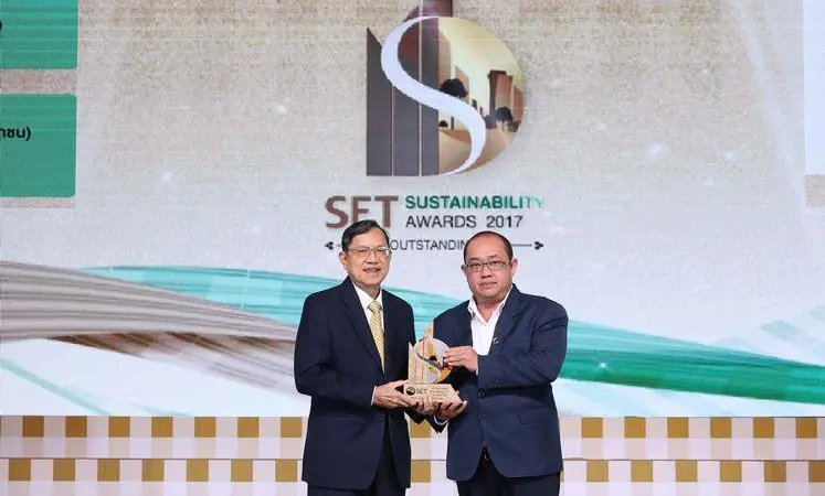 Thai Union has won the Stock Exchange of Thailand’s (SET) ‘Outstanding’ Sustainability Award