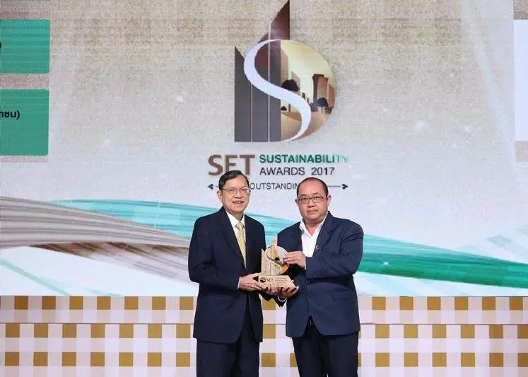 Thai Union has won the Stock Exchange of Thailand’s (SET) ‘Outstanding’ Sustainability Award