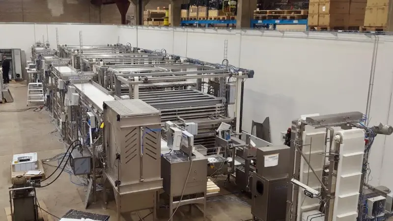 The automatic freezing line from will mean that the vessel will be able to freeze 100 tonnes of krill a day Photo: Carsoe