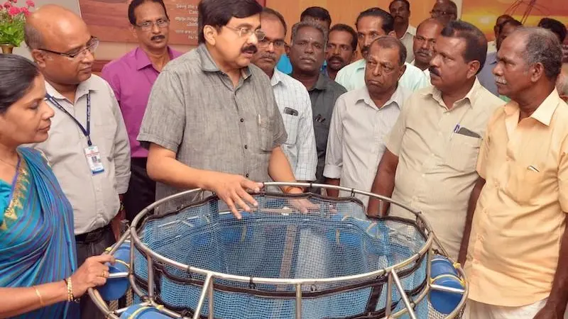 CMFRI sea cage farming training