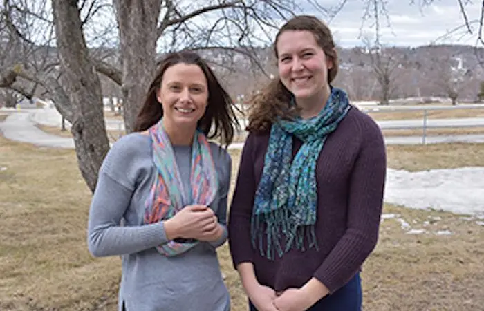 Rebecca Peters and Jesica Waller