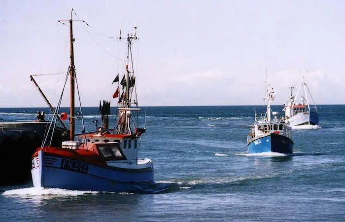 Boats off Hirtshals