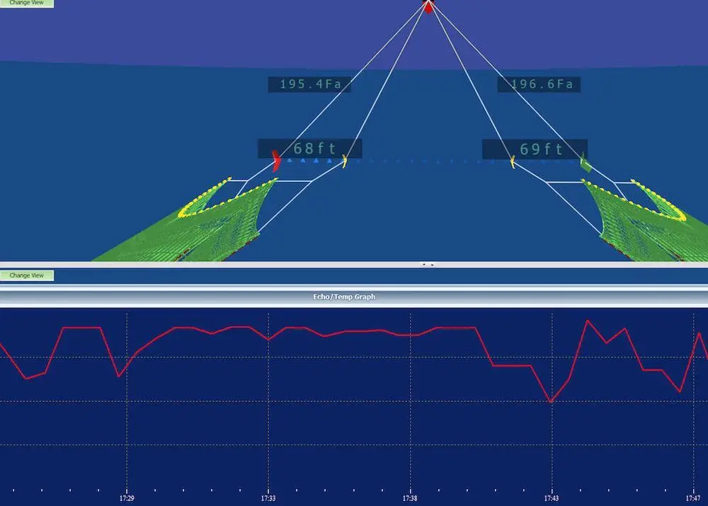 Real-time shrimp monitoring with Notus Echo