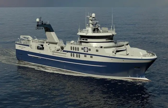 Rolls-Royce is to design a new Norwegian stern trawler Photo: Rolls-Royce