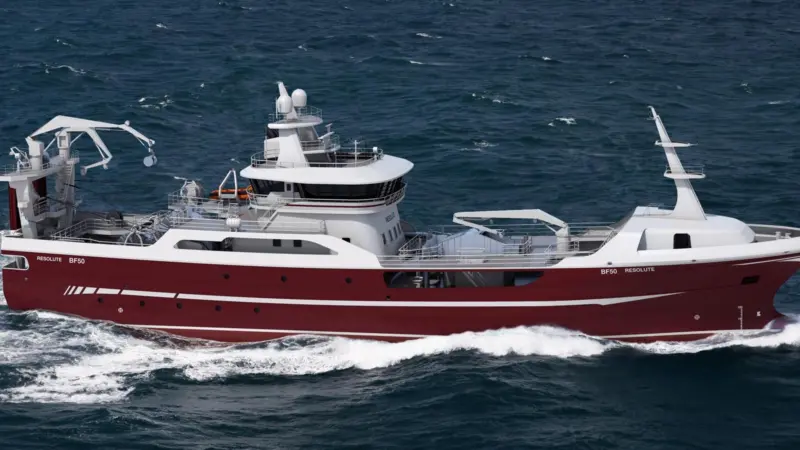 Wärtsilä are to provide the design, engine and propulsion system for a new fishing vessel Photo: Wärtsilä