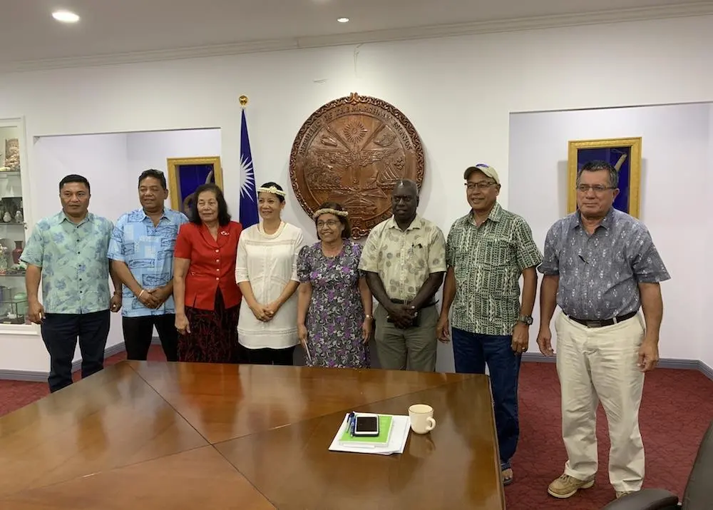 The director general of the FFA has visited the Marshall Islands Photo: FFA